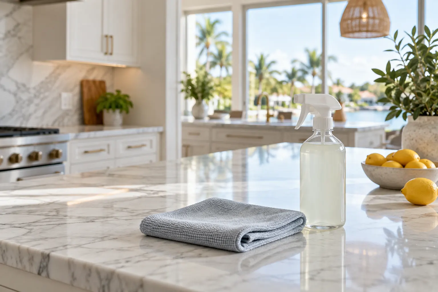Professional floor care detail