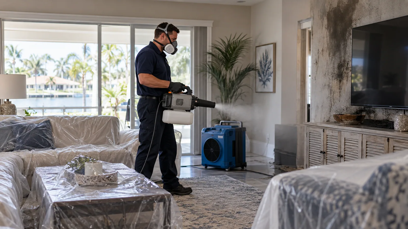 Fire & Smoke Restoration professional service detail